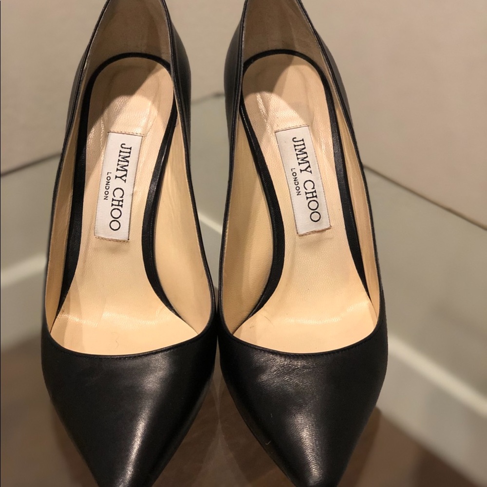 Jimmy Choo Romy 100 Leather Pump